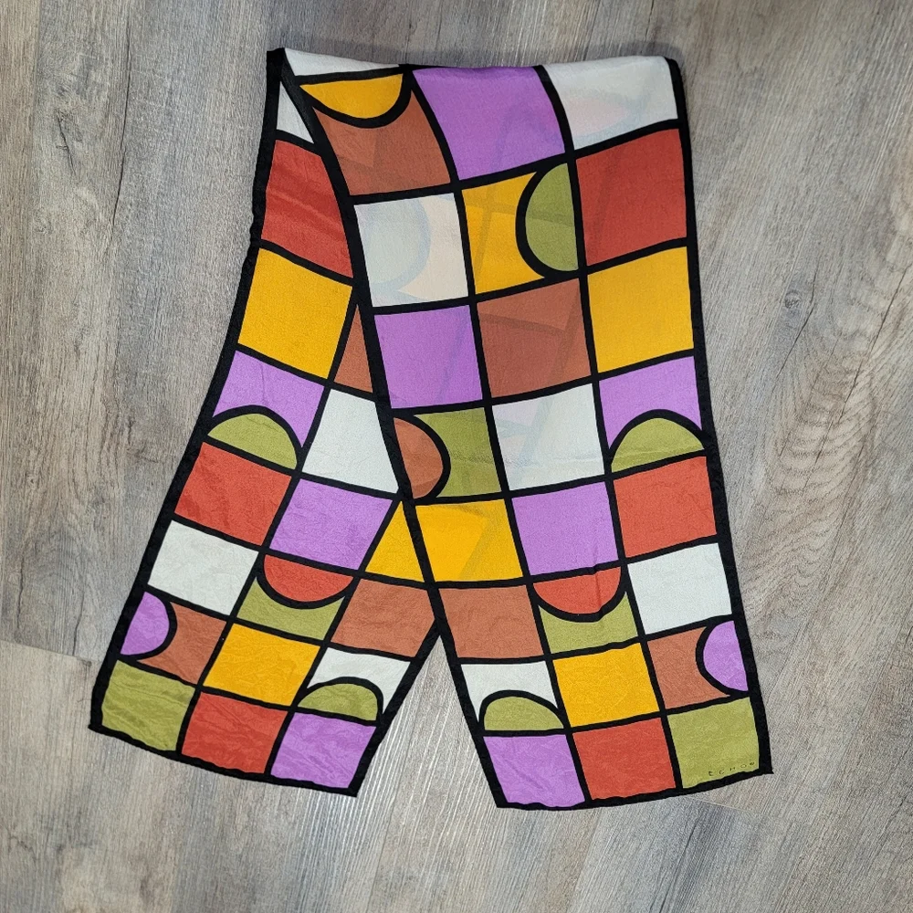 Echo silk scarf